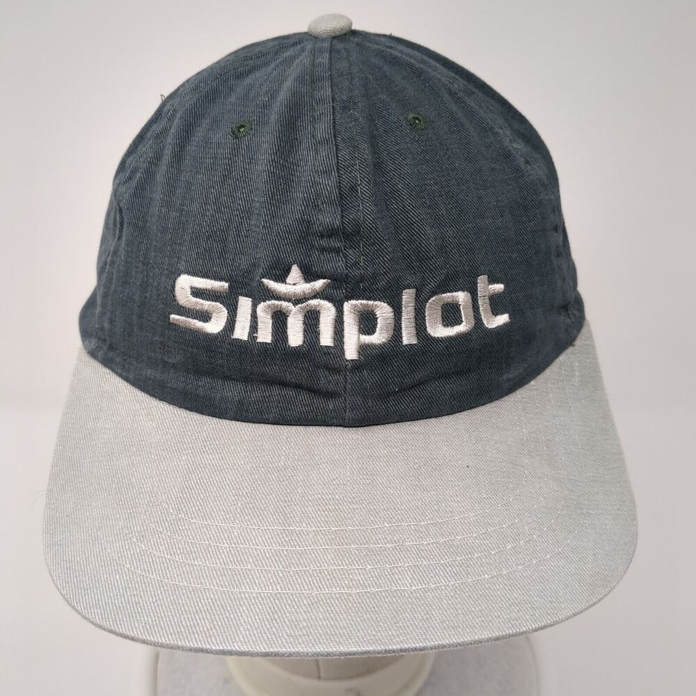 Simplot Slideback Hat Gray One Size Adjustable Em… - image 2
